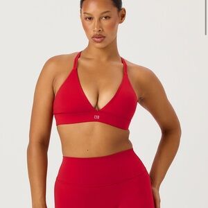 Crop Shop Boutique Red Sports Bra